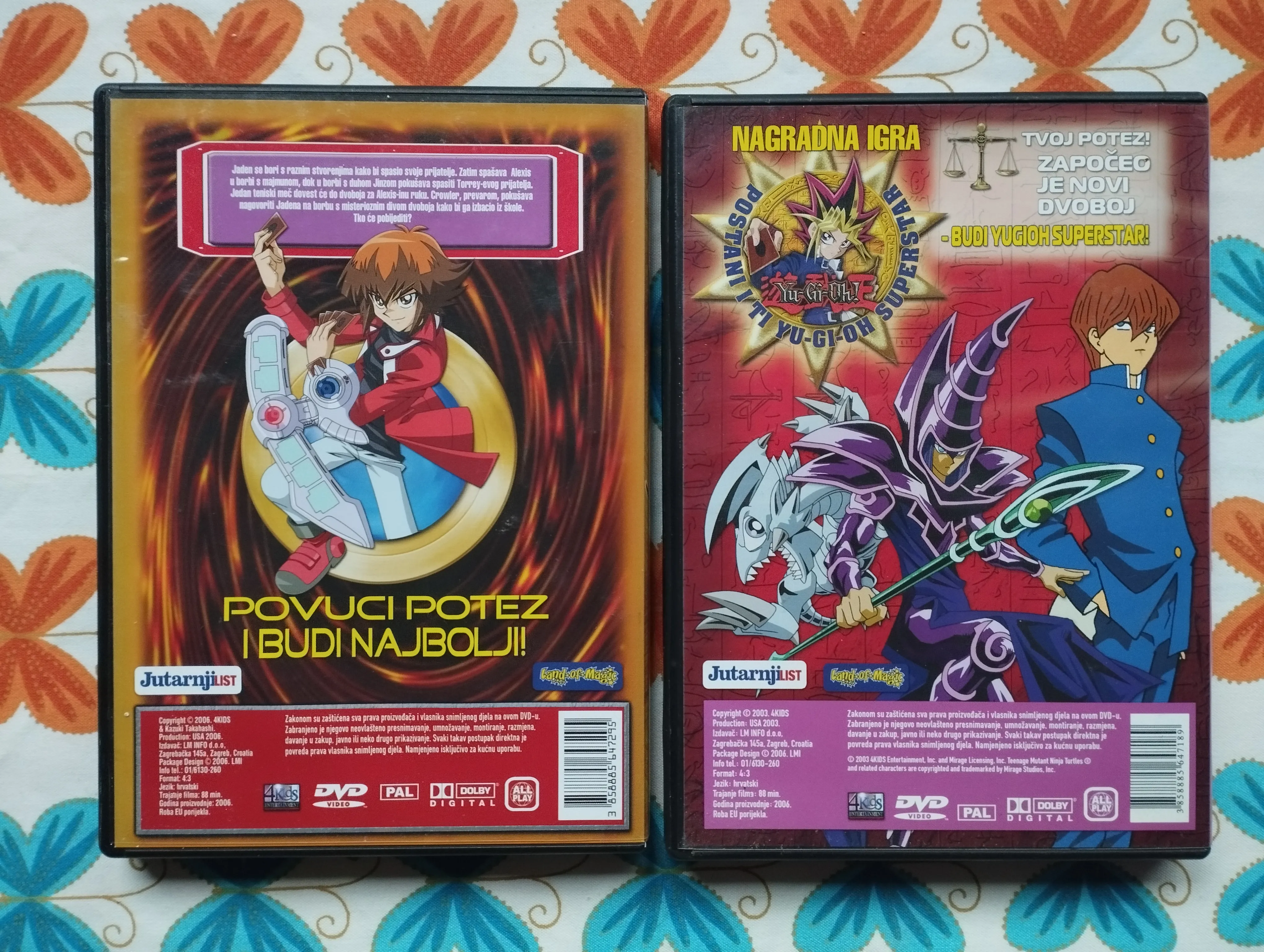 yu - gi - oh! dvd više naslova - slika 2