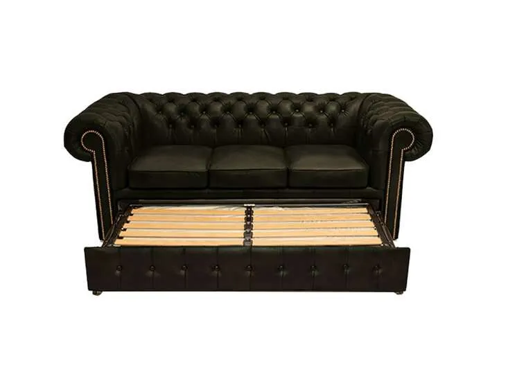 chesterfield trosjed ležaj class leather | 3-sjedišta - slika 2