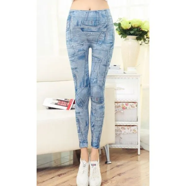 dizajnerske tajice traperice - top model denim - slika 2
