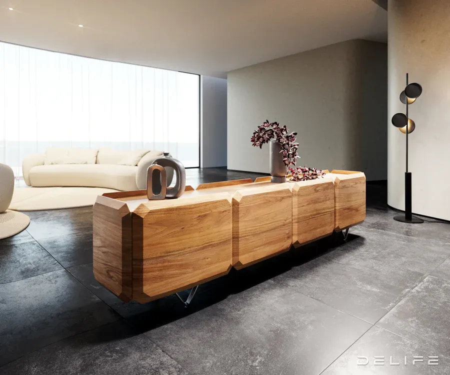 Komoda Kiano 220x40cm, Materijal: Bagrem - Čakovec