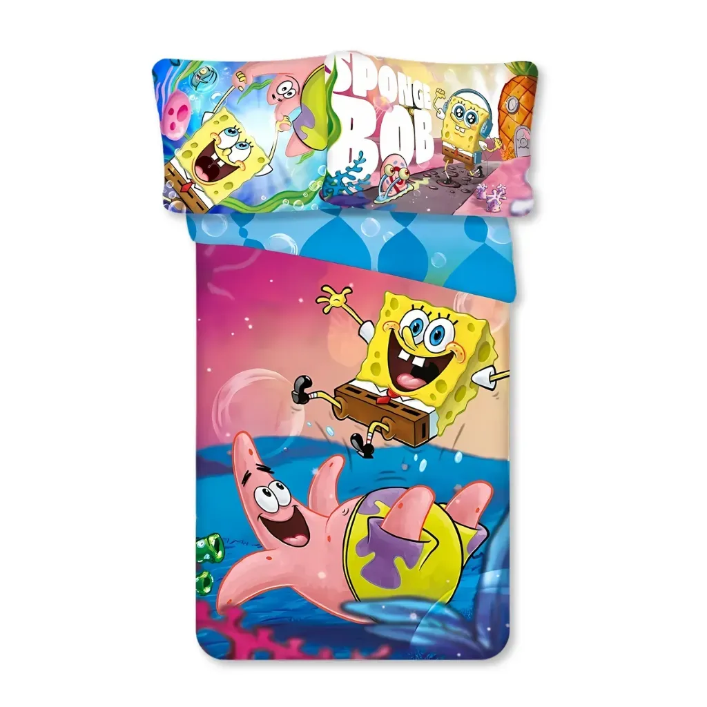 SpongeBob ‘Fun’ dječja posteljina, 135×200 cm - Zagreb