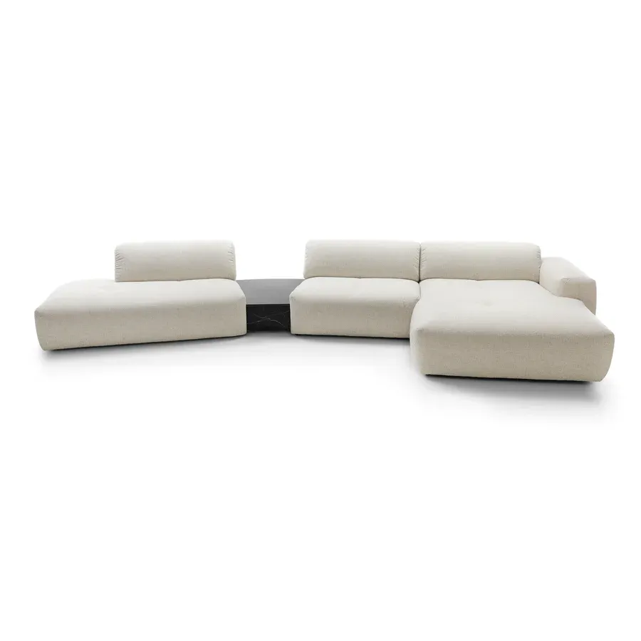 kutna garnitura calm 437x180cm, materijal: mogućnost izbora - slika 2