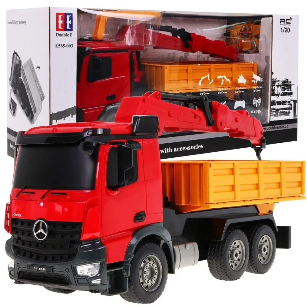 car r/c mercedes-benz arocs 2.4g hds crane double e - slika 7