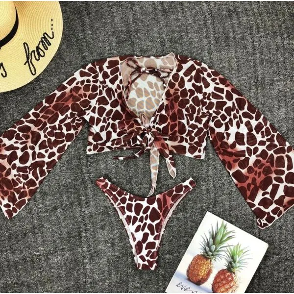 trodijelni bikini tie-dye - slika 3