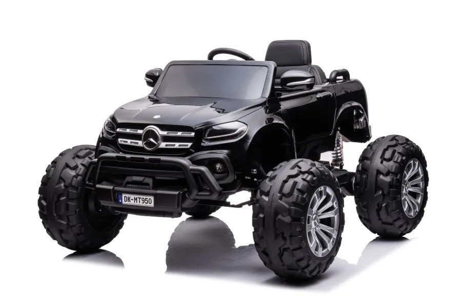 licencirani auto na akumulator mercedes dk-mt950 4x4 - crni - slika 2