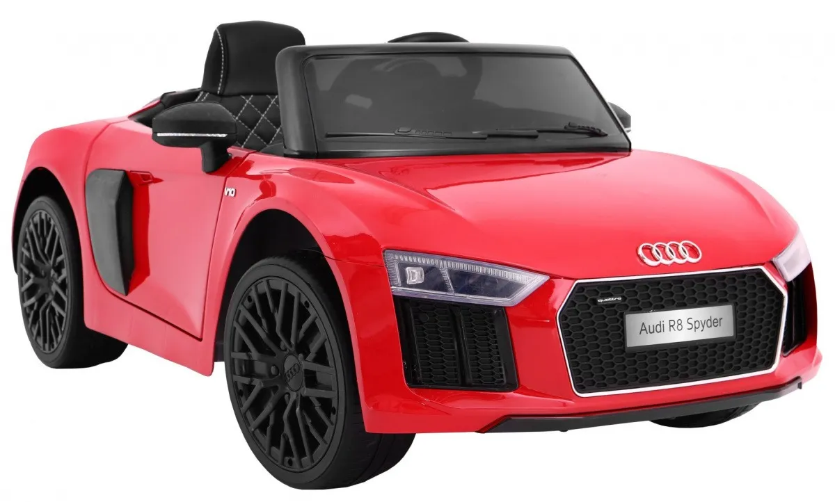 licencirani auto na akumulator audi r8 spyder rs - crveni - slika 5