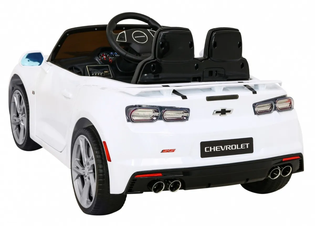 licencirani auto na akumulator chevrolet camaro 2ss - bijeli - slika 4