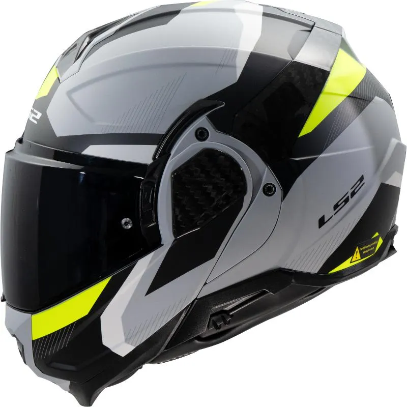 Kaciga Ls2 Ff910 Advant Ii Triple Mat Svjetlosivo H-V Žuta - Split