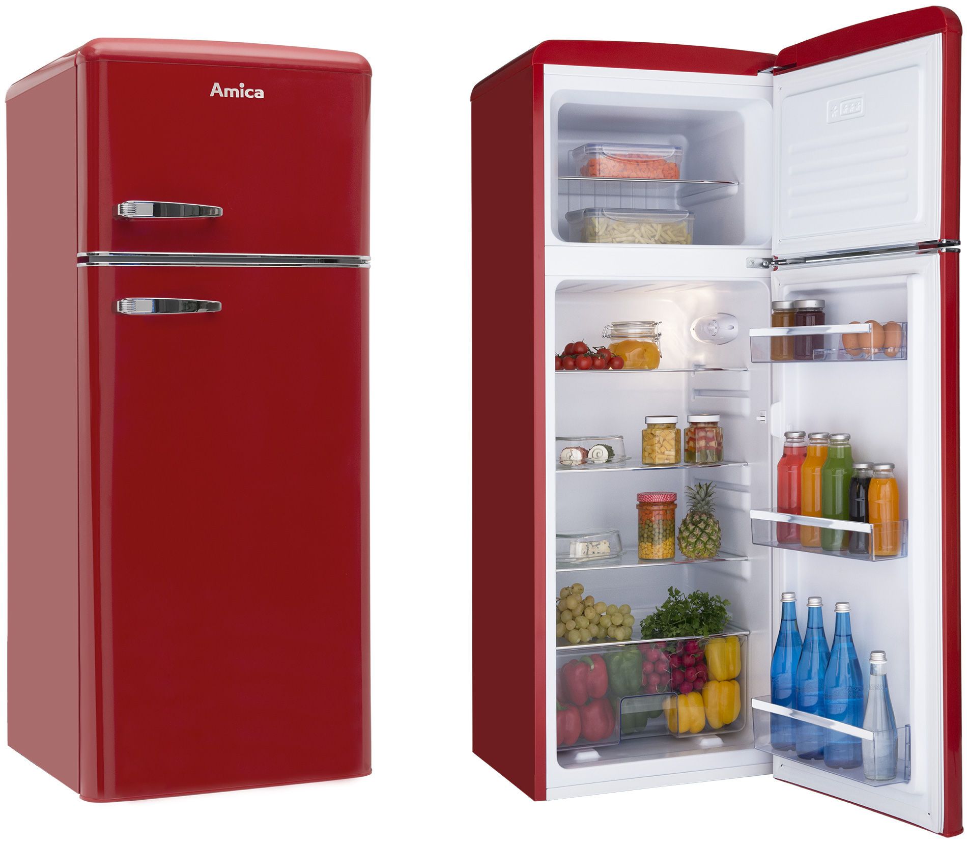 Hladnjak AMICA KGC15630R, kombinirani, 144 cm, 162/44 l, AutoDefrost - Brezje, Sveta Nedelja