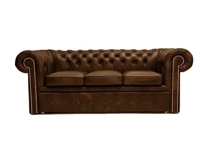 chesterfield trosjed ležaj class leather | 3-sjedišta - slika 3