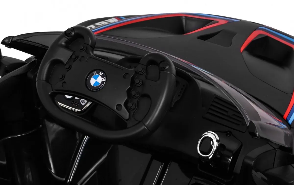 licencirani auto na akumulator bmw m6 gt3 - crni - slika 5