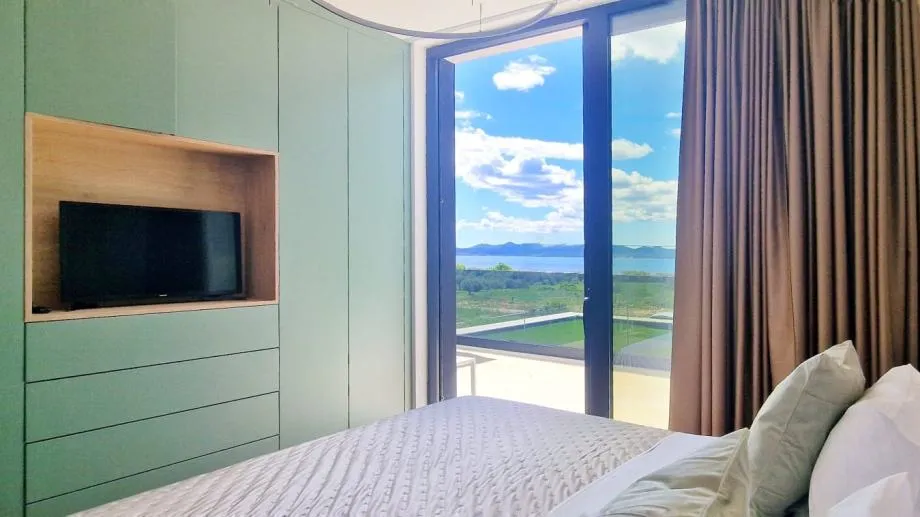 zadar, kožino - luksuzna vila s bazenom(240m2), pogled na more - slika 12
