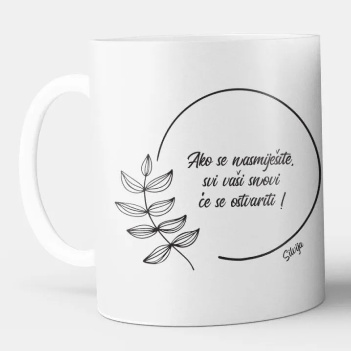 personalizirana šalica- s tekstom prema želji - slika 2