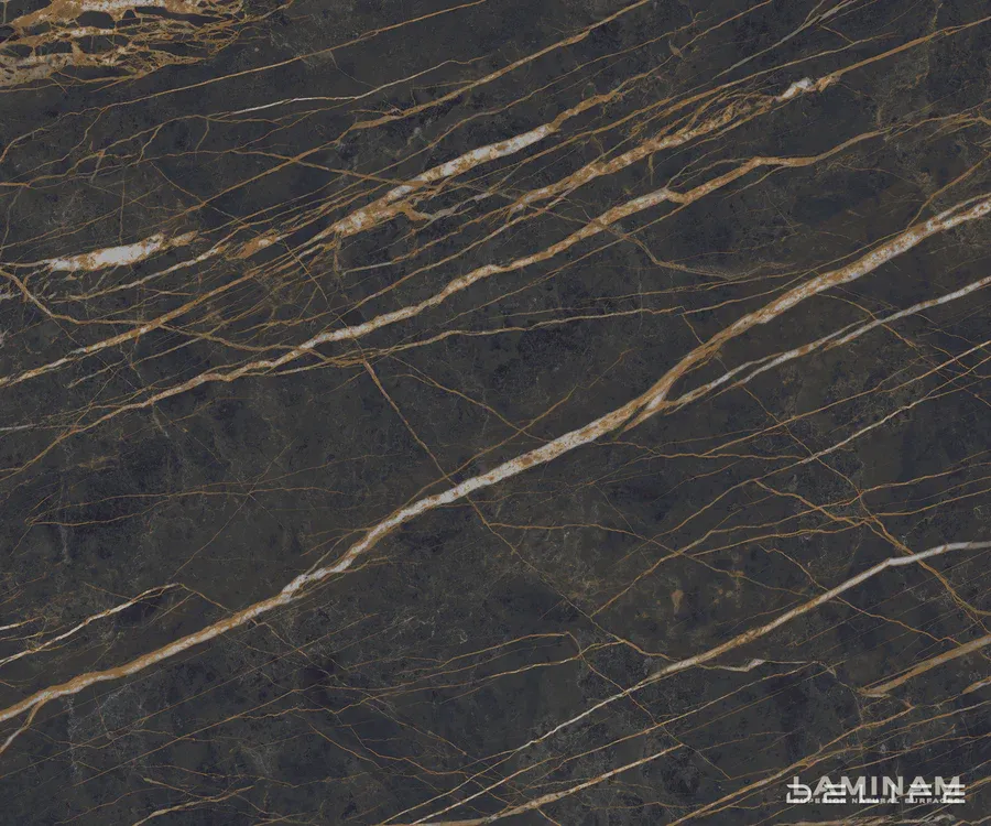 blagovaonski stol edge 200x100, materijal: keramika laminam noir desir - slika 5