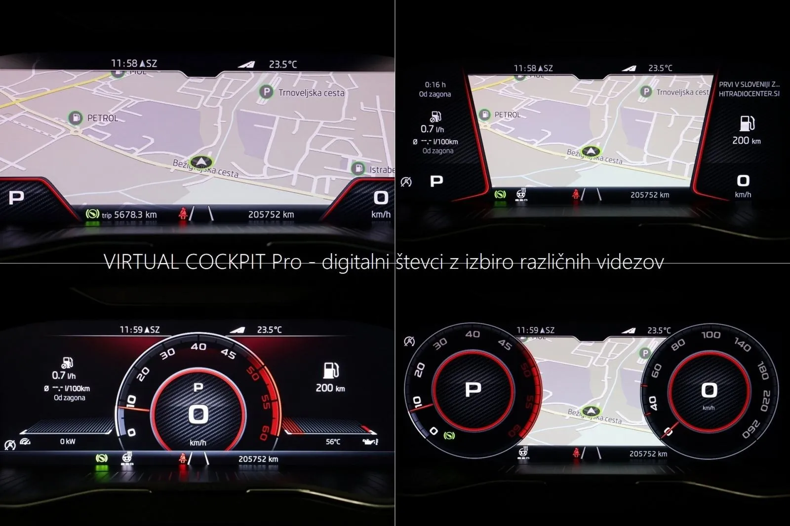 škoda superb combi 2.0tdi sportline matrix virtual radar temp - slika 8