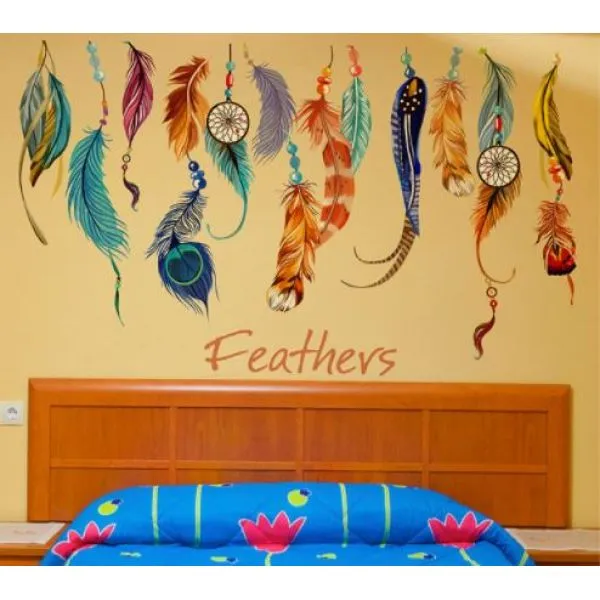 zidna naljepnica feathers - slika 4