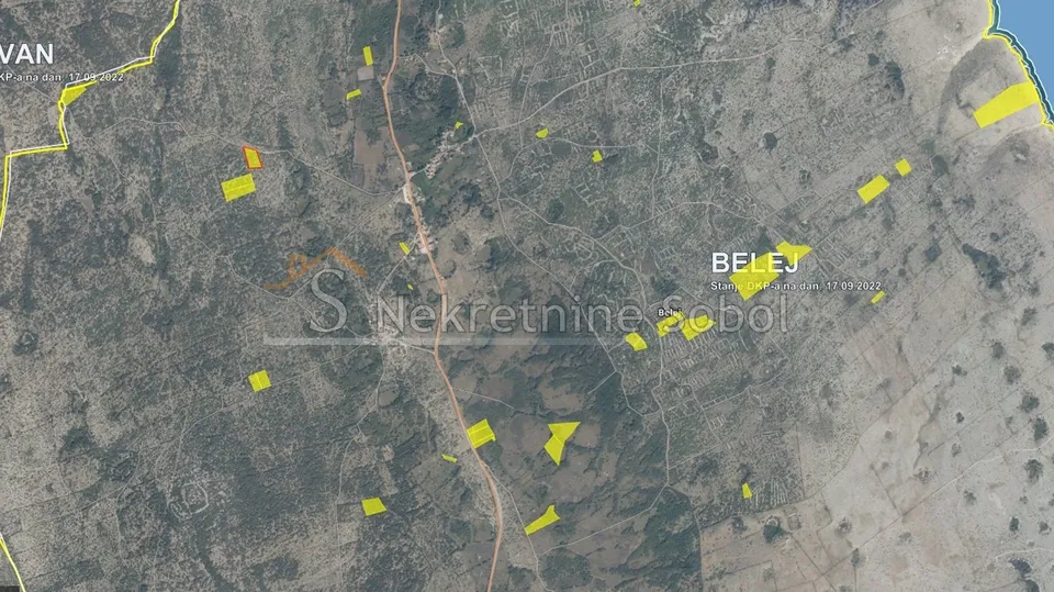 belej, otok cres - zemljište, 107.111 m2 prodaja - slika 2