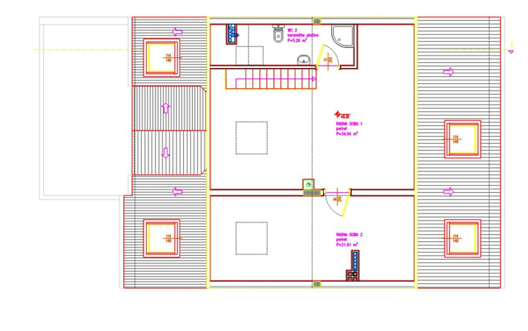 dvoetažni penthouse s velikom terasom - 4s + db - slika 5