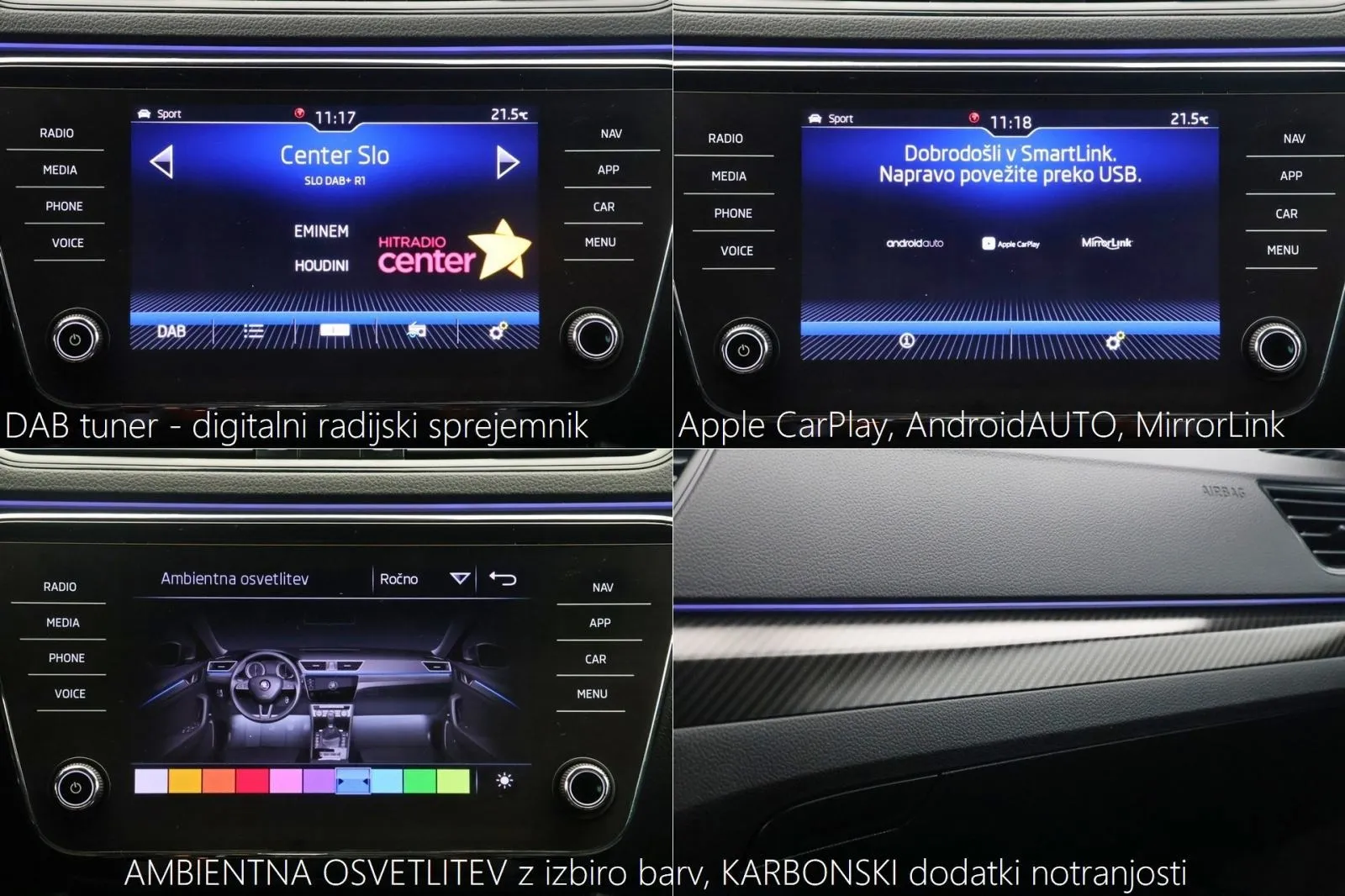 škoda superb combi n1 2.0tdi combi dsg matrix virtual radartemp - slika 12