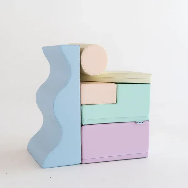 set od 6 pjenastih blokova soft play - svijetlo pastelna boja explorer - slika 30