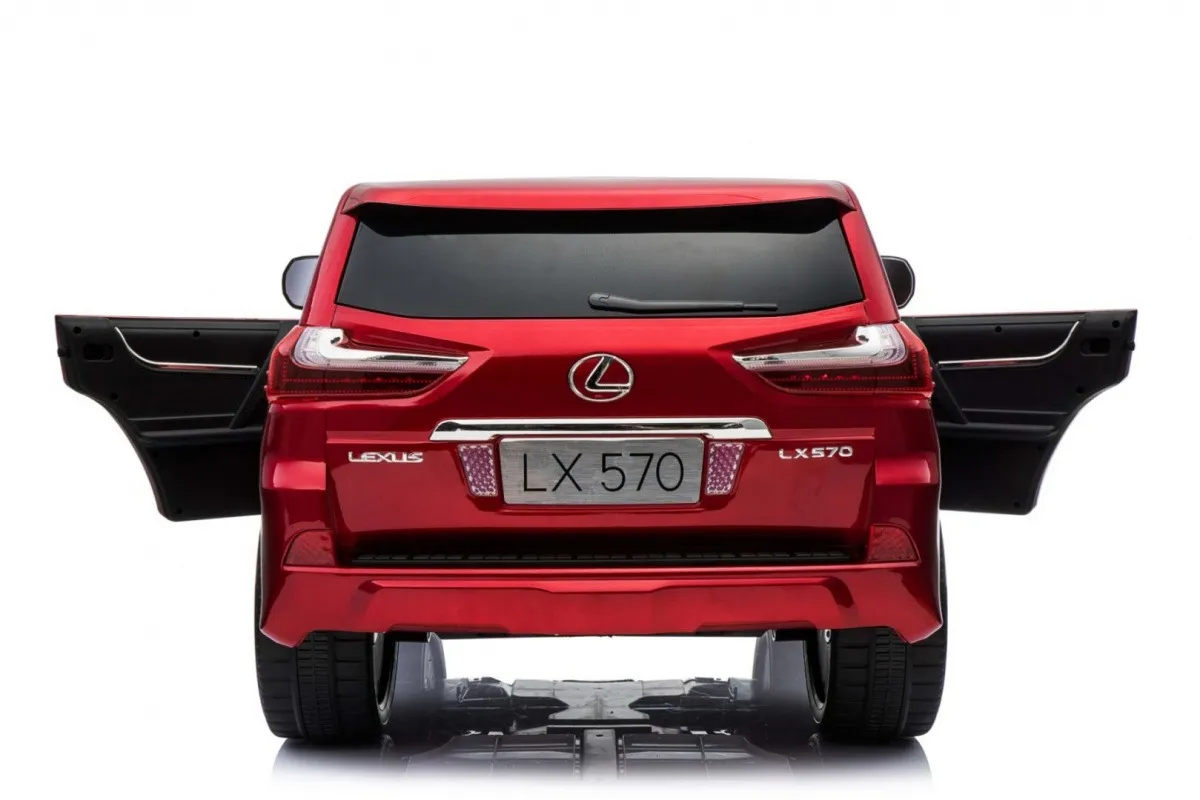 licencirani auto na akumulator lexus lx570 4x4 - dvosjed - crveni - slika 10