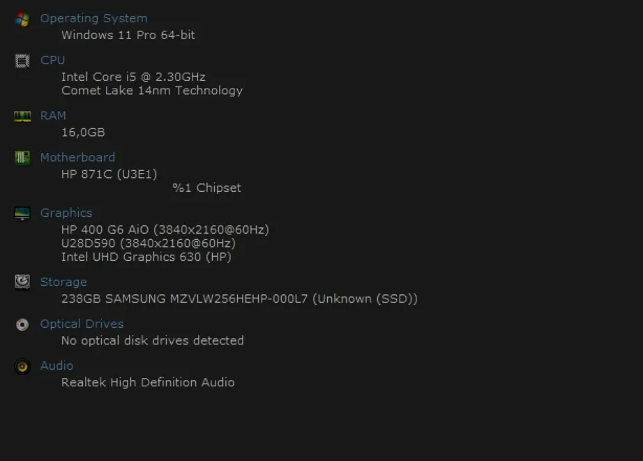 23,8" ips fhd, i5-10500t, 16gb ddr4, 256gb ssd, uhd 630, windows 11 - slika 7