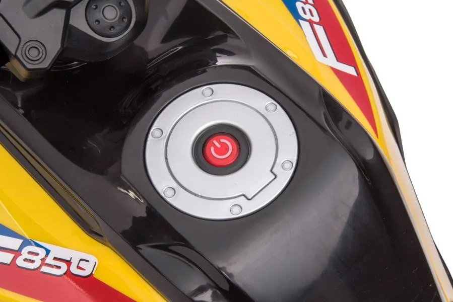 licencirni motor na akumulator bmw f850 - žuti - slika 11