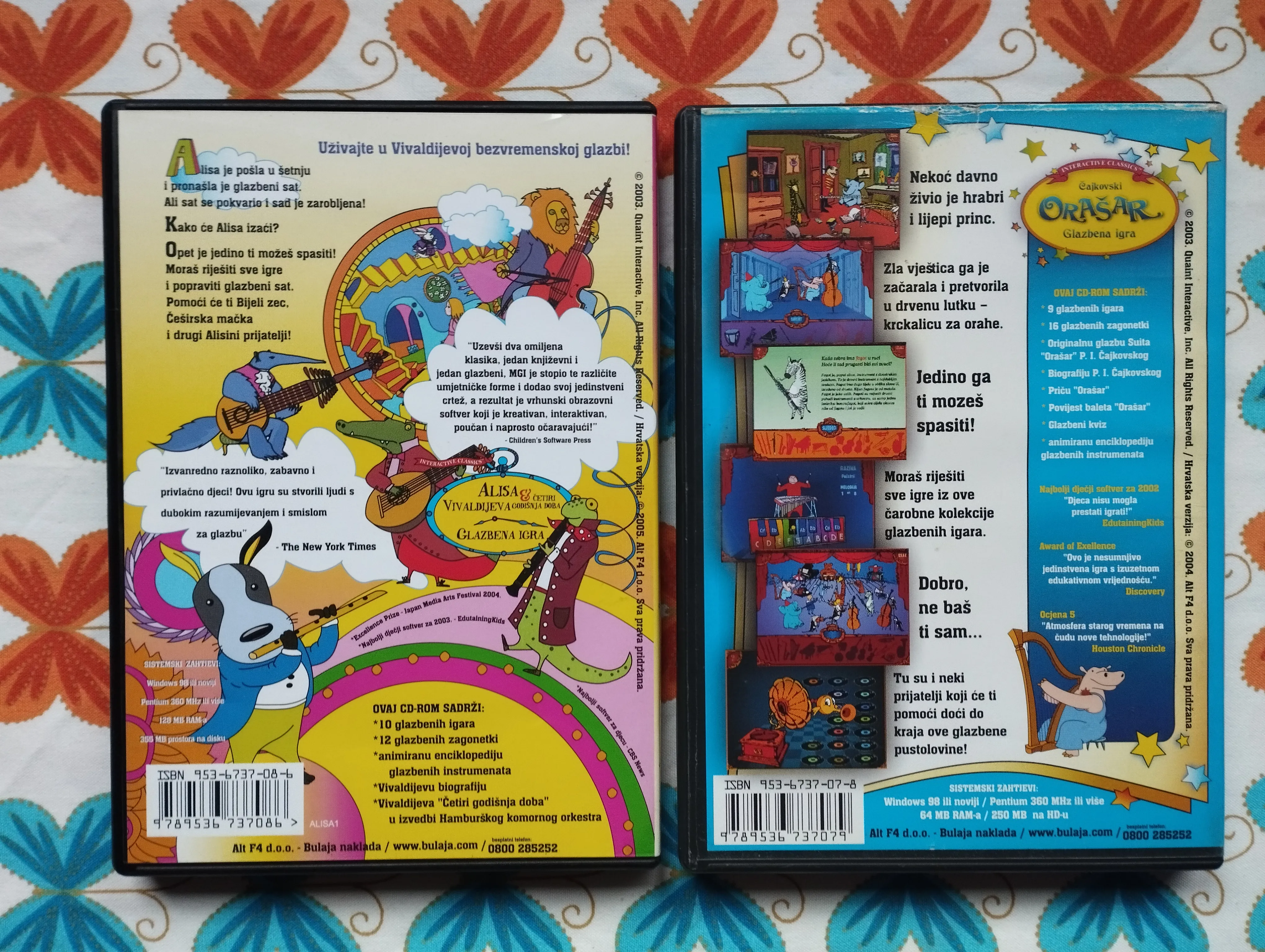 glazbena igra: orašar, alisa pc cd rom - slika 2