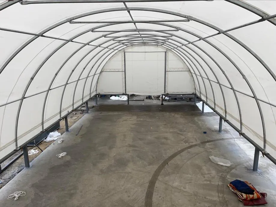 montažna hala / montažni šator 9.15x12m 4,5m (v) 110m2 dostupno odmah - slika 8
