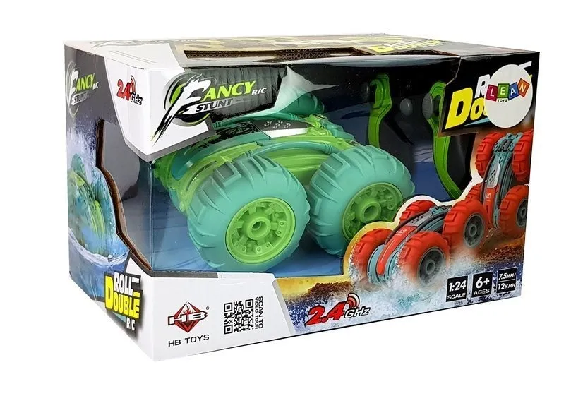 amphibious vehicle 1:24 remote controlled green - slika 7