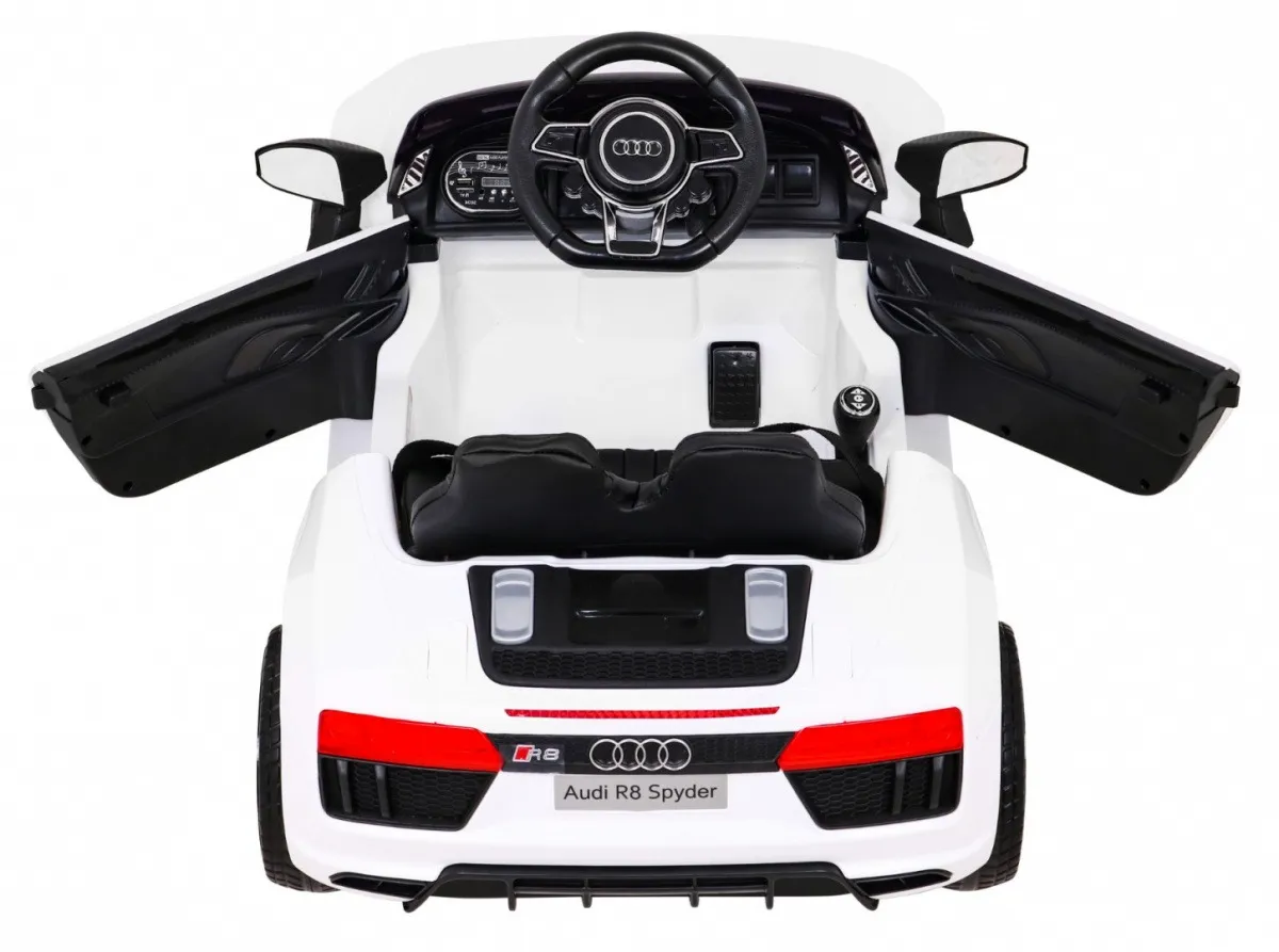 licencirani auto na akumulator audi r8 - bijeli - slika 8