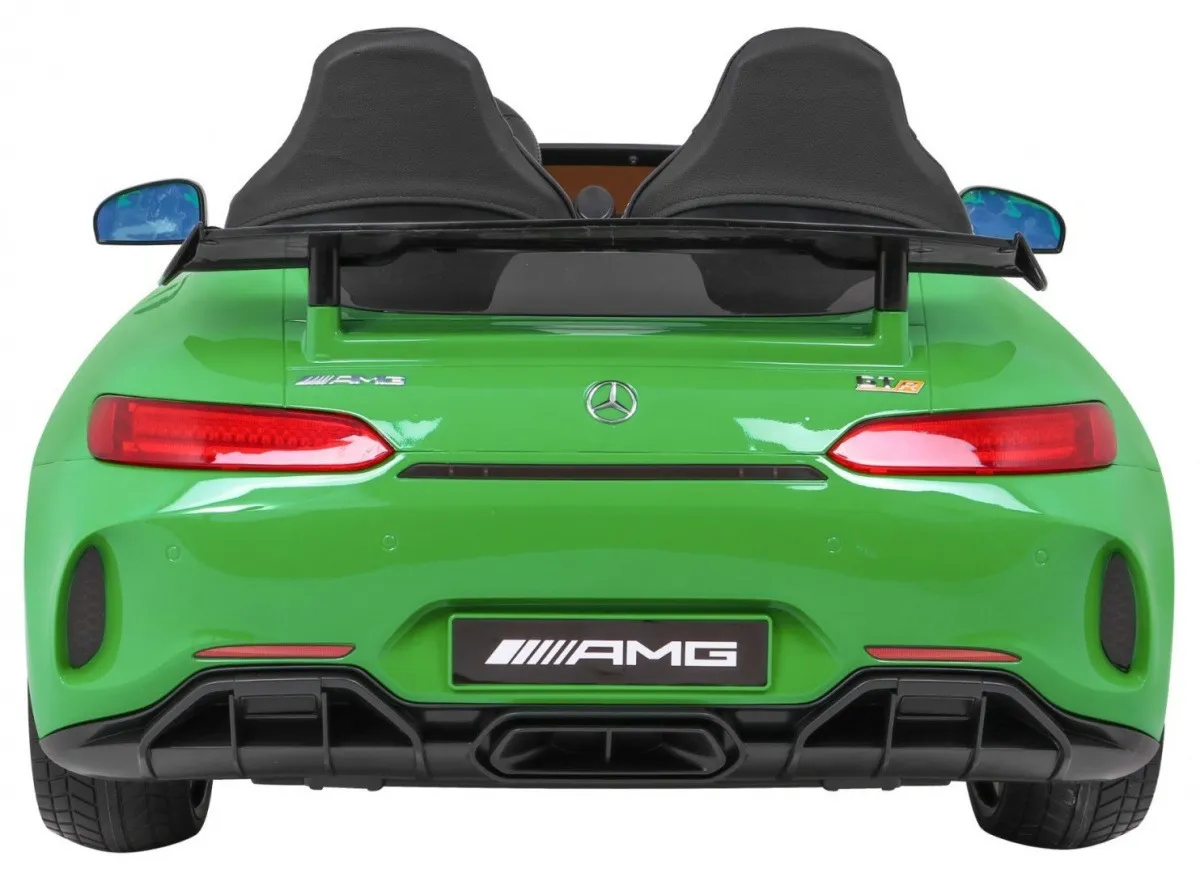 licencirani auto na akumultor mercedes benz gt r 4 x 4 - zeleni - slika 5