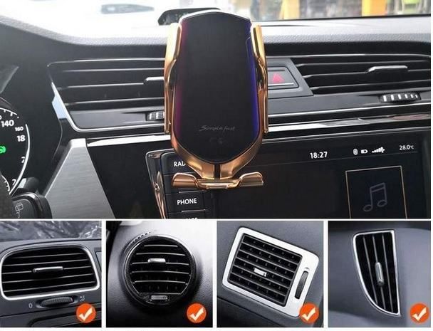 (2u1) ultra brzi auto punjač plus držač + račun - slika 2