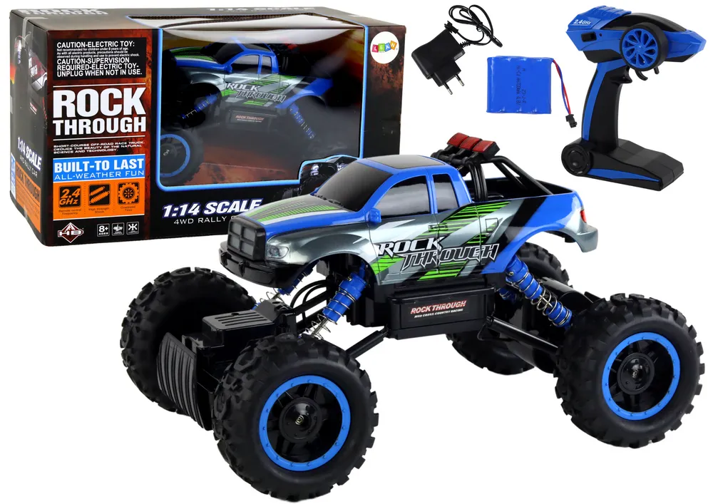 Off-road Remote Controlled RC Car 1:14 2.4G Blue - Mursko Središće