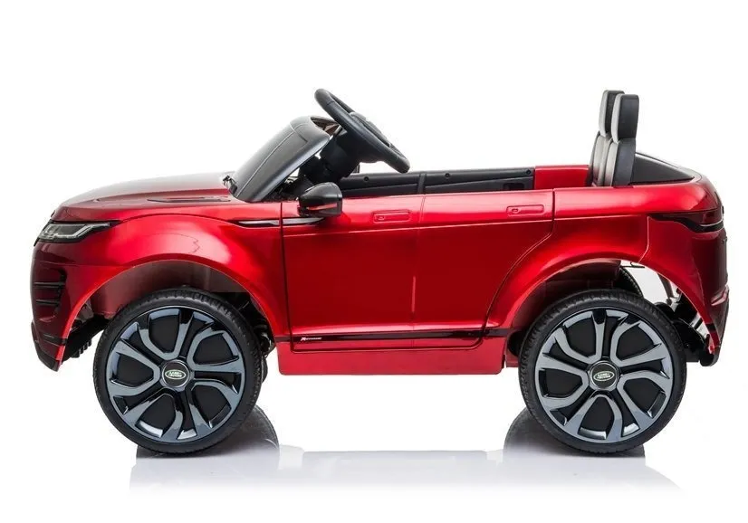 licencirani auto na akumulator range rover evoque - crveni/lakirani - slika 7