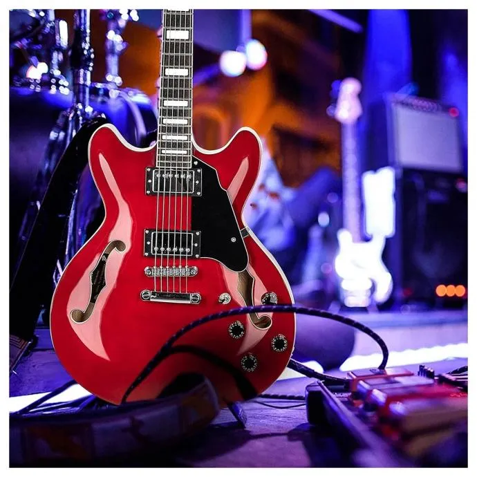 grote gt335-01 red ili vs električna gitara - slika 7