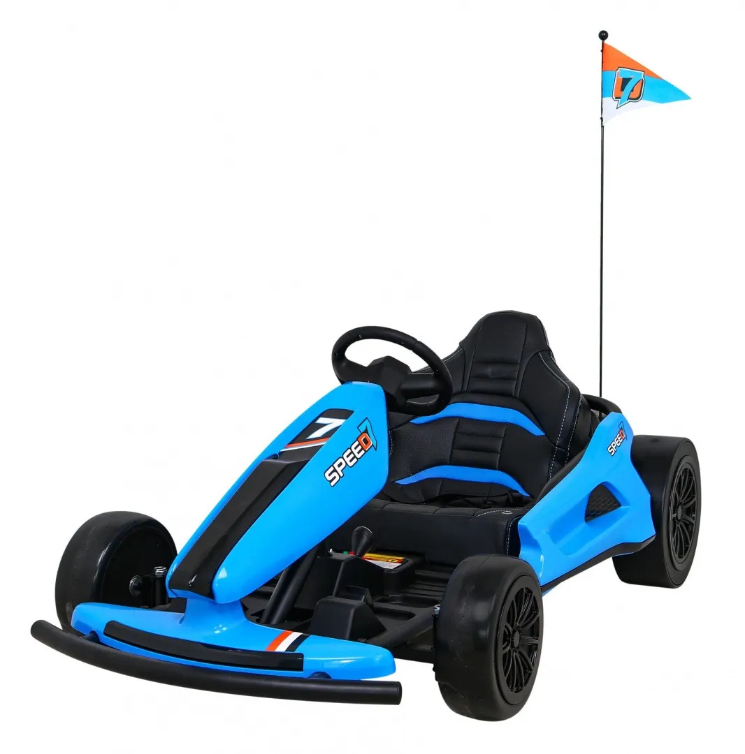 Go-Kart na akumulator SPEED 7 DRIFT KING - plavi - Mursko Središće