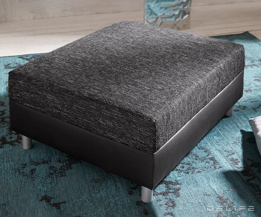 tabure clovis 98x83x40cm, materijal: strukturirana tkanina - slika 2