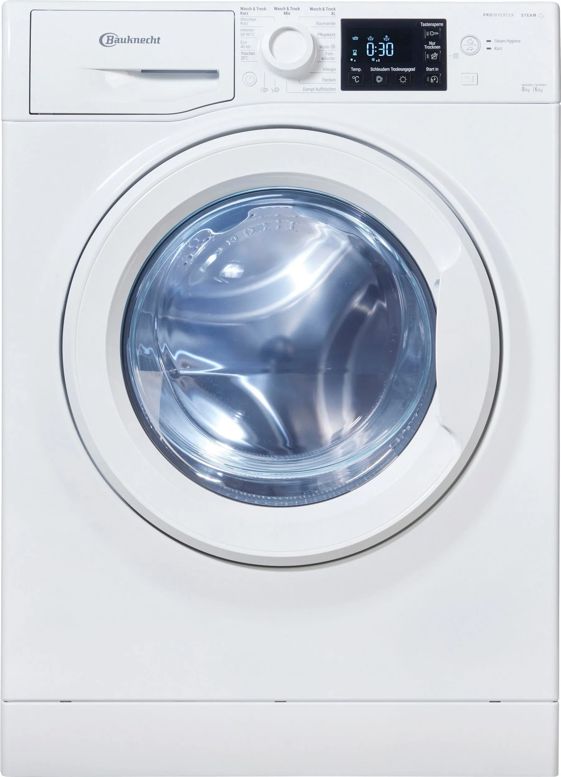 bauknecht perilica-sušilica wt super eco 86 43 n, 8 kg, 6 kg - slika 2