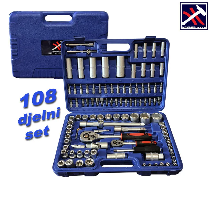 108 DIJELNI SET GEDORA Hammer Tools - Križevci