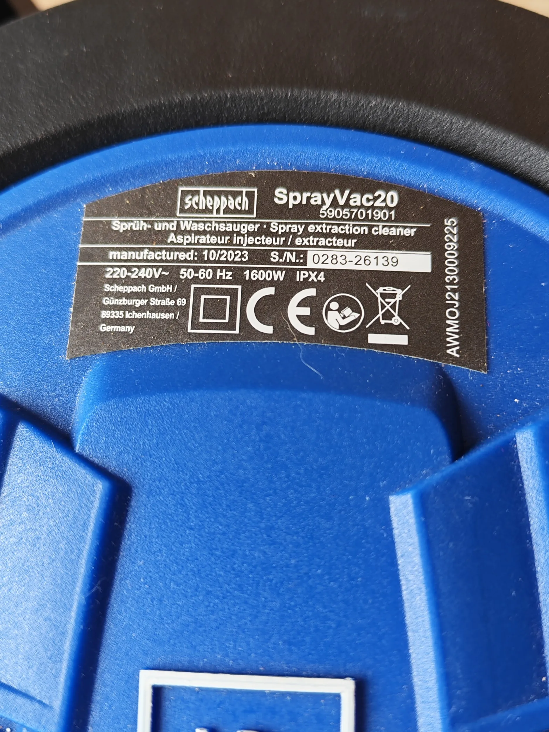 usisavač za kemijsko čišćenje scheppach - slika 7