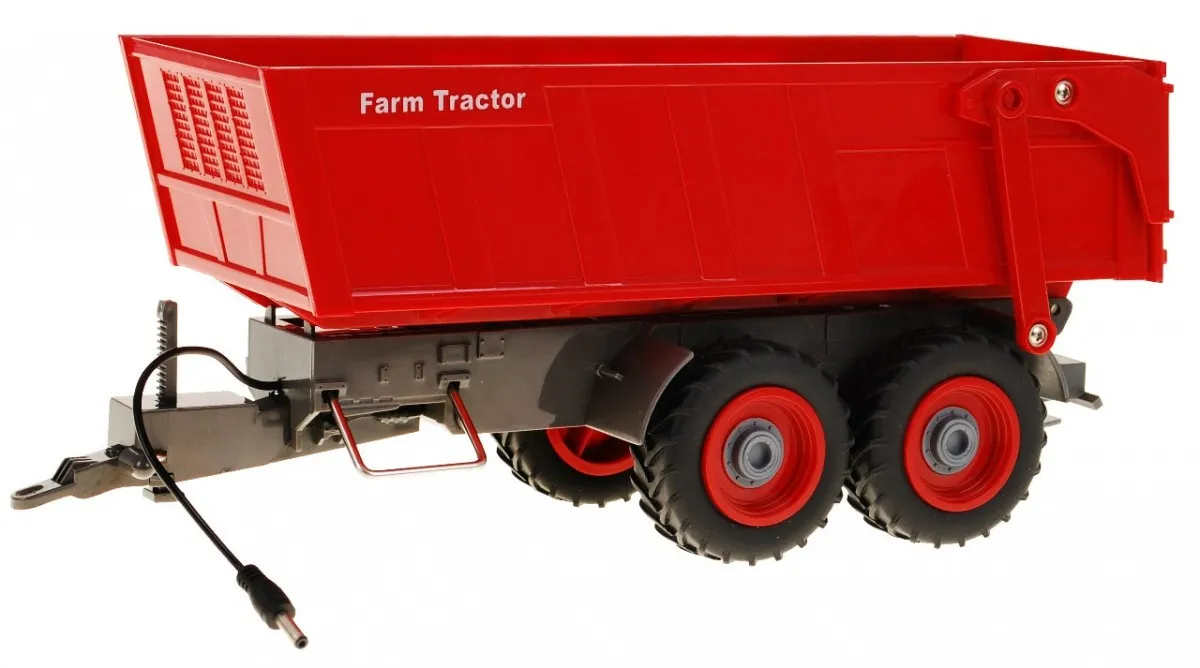 tractor green trailer red - slika 4