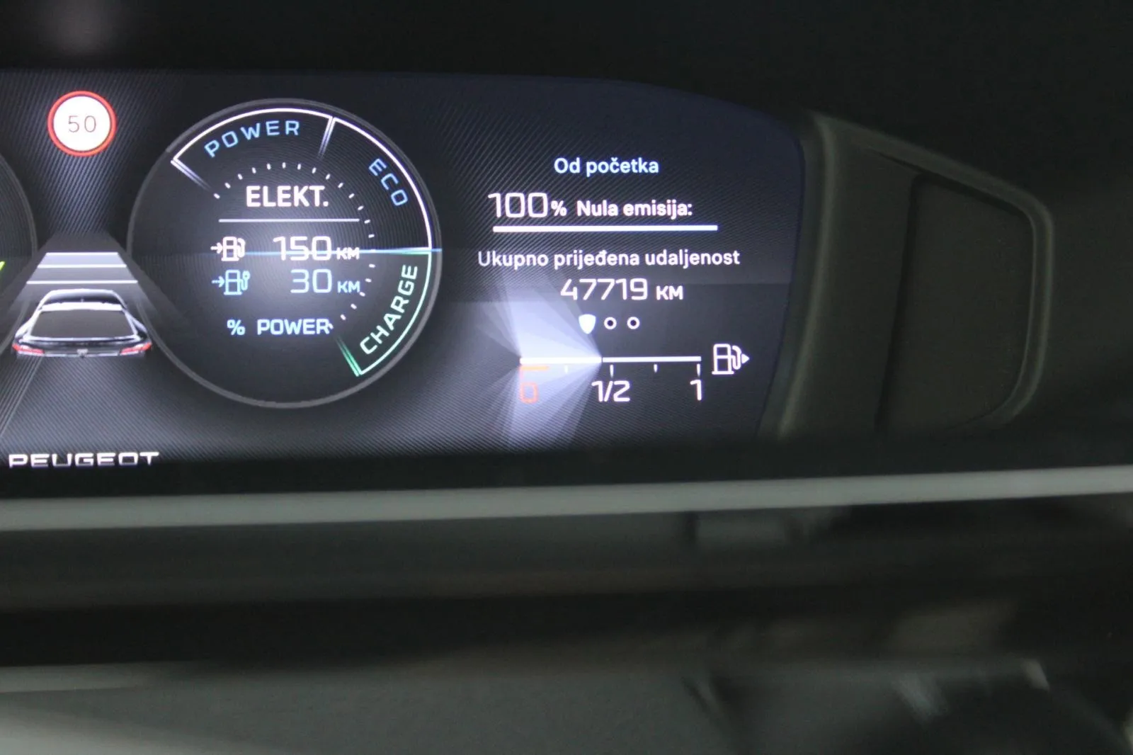 peugeot 408 1.6 hybrid 180 allure *led,navigacija,kamera* automatik - slika 19
