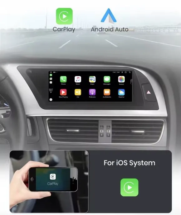 audi a4 a5 q5 b8 original multimedija android navigacija wifi kamera - slika 3