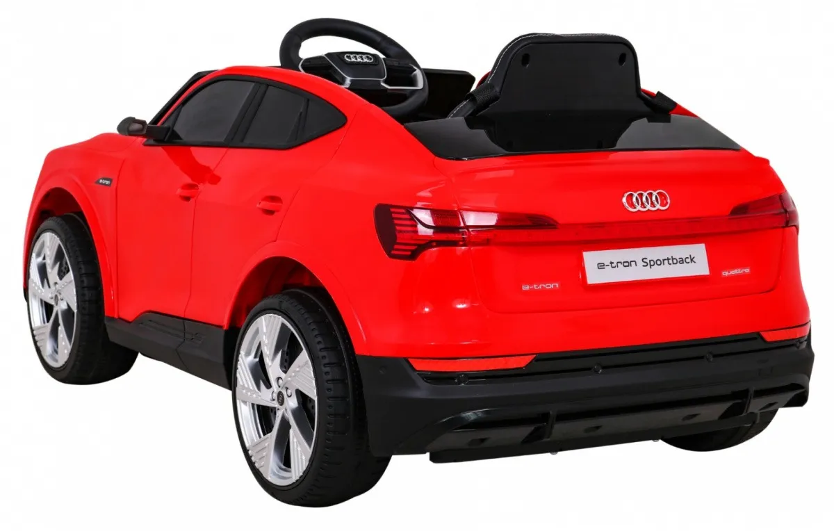 licencirani auto na akumulator audi e-tron sportback - crveni - slika 2