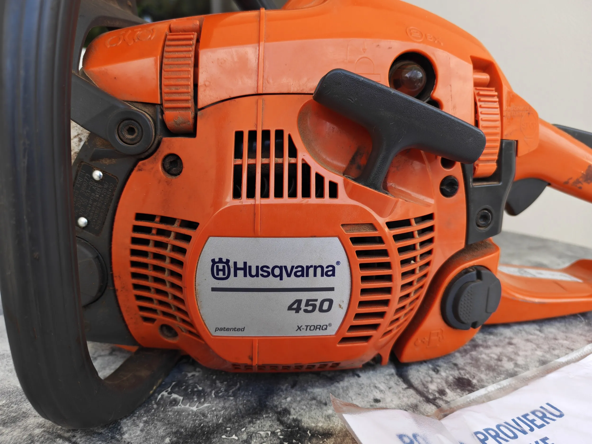 motorna pila husqvarna 450 x-torq - slika 6