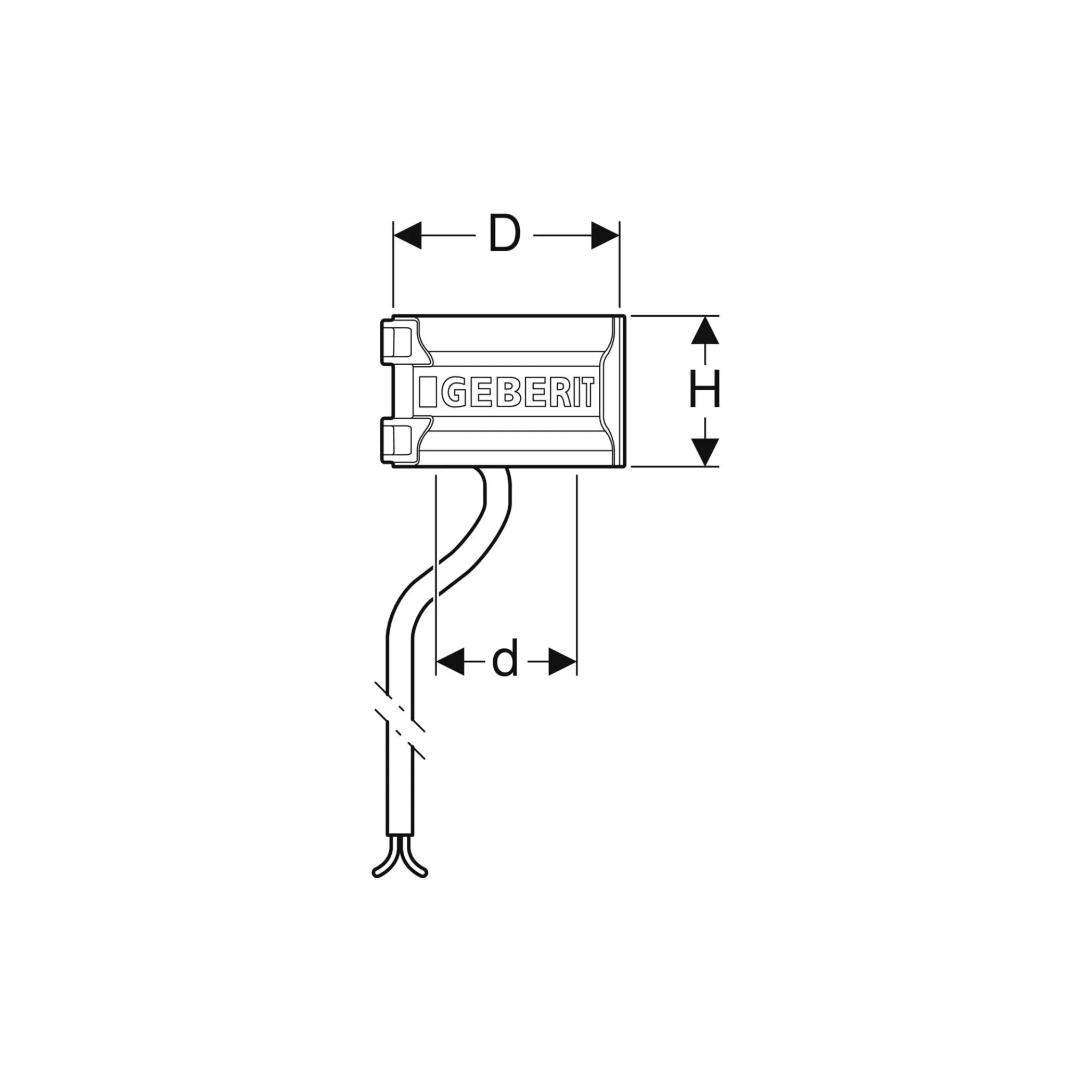 geberit pluvia grijač 230v fi56 - slika 2