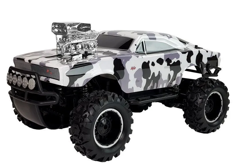 remote controlled 2.4g 4x4 off-roader white & black camo - slika 2