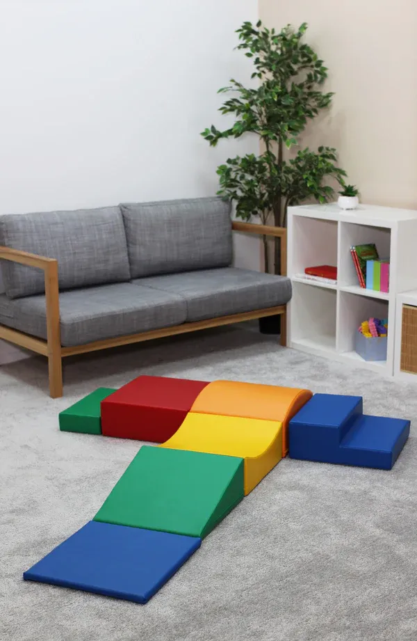 set od 7 pjenastih blokova soft play - višebojni mali puzavac - slika 3