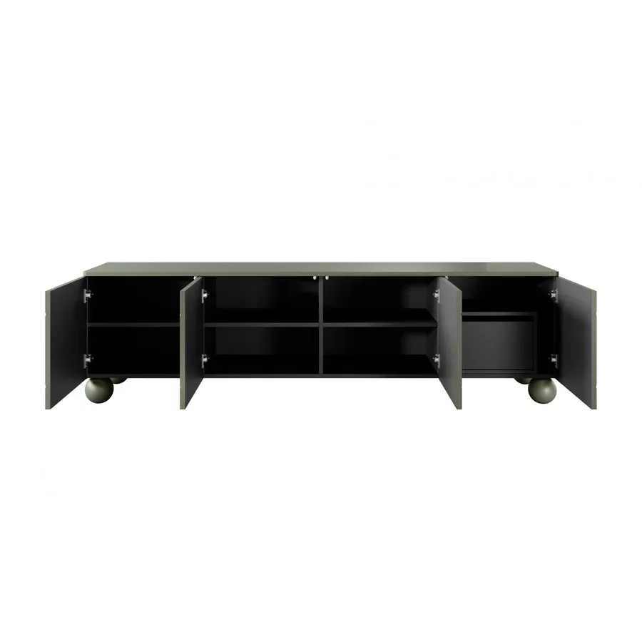 komoda sonatia 200cm, 4 vrata i 1 ladica, materijal: mdf - slika 2